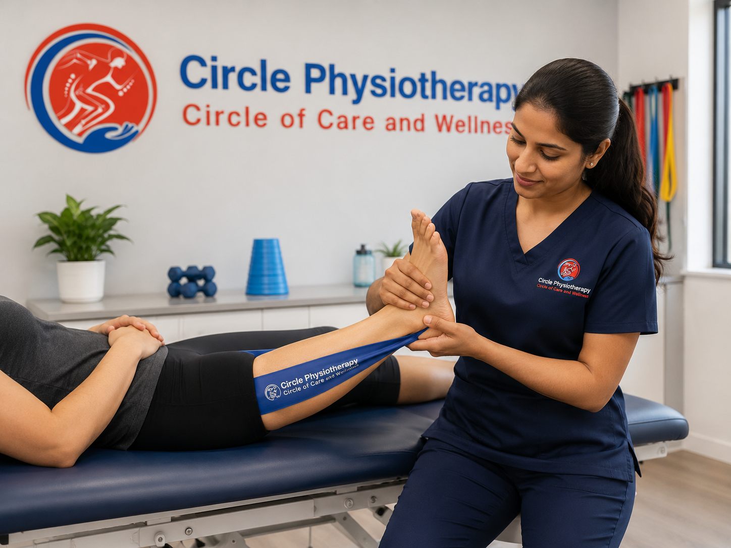 Sharp foot and ankle pain physiotherapy in Brampton